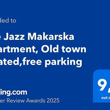 The Jazz Makarska Apartment, Old Town Located,Free Parking Buitenkant foto