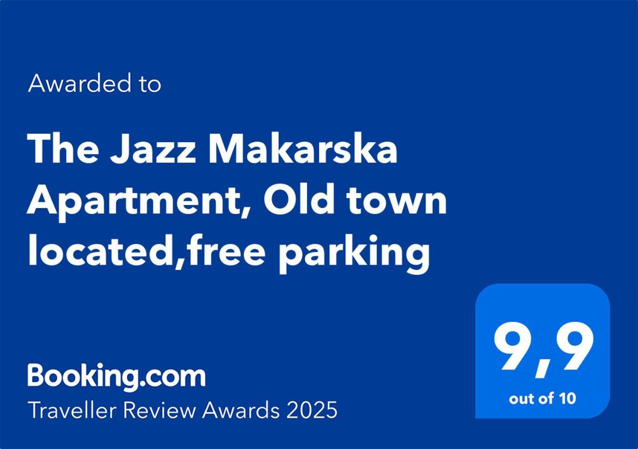 The Jazz Makarska Apartment, Old Town Located,Free Parking Buitenkant foto